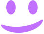 purple smiley